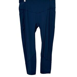 Lululemon Teal Blue All The Right Places Crop‎ II Leggings Womens 12